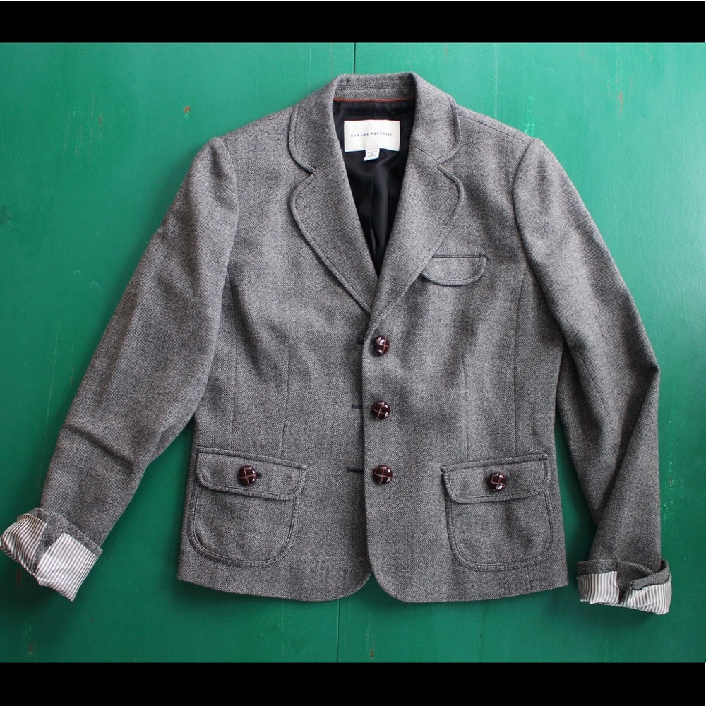 BANANA REPUBLIC WOOL BLAZER